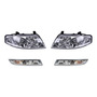 Cuartos + Faros 4 Piezas Depo P/ Renault Duster 2013-2016