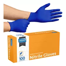 Inspire Guantes De Nitrilo De Grado Examen Azul Cobalto, Tal