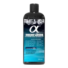 Shampoo Profissional Macho-lândia Deep Ice Triplo Xxx 250 Ml