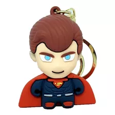 Llavero Superman Figura Superhéroe Goma