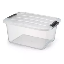 Caixa Organizadora 15l Top Box Resistente Transparente