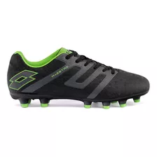 Zapato De Futbol Hombre Lotto - Maestro Fg Gris Verde