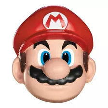 Máscara De Mario Super Mario Tamaño Medio Grande - Intek Color Piel