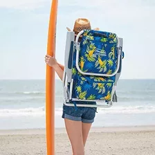 Silla De Playa Tommy Bahama Tipo Mochila Con Termico