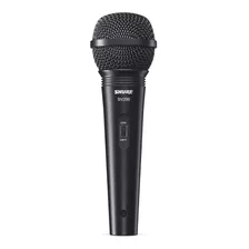 Microfone Shure Sv200-w Dinâmico Cardioide Preto Voz Karaokê