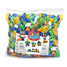 Blocos De Montar 500 Peças Brinquedo Educativo Infantil