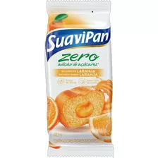 Bolinho Zero Açúcar Laranja Recheio De Laranja Suavipan 40g