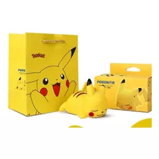 Pikachu Boneco Pokemon Luz Led Abajur Lindo 12cm Luminária