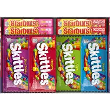 Skittles & Starburst - Mezcla Variada De Caramelo De Tamao C