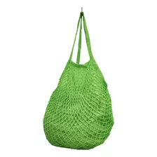 Bolsa De Praia De Crochê Verde Forro Poliéster Impermeável