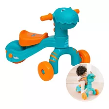 Triciclo Infantil Dinossauro Andador Dino Som Luz Buba Baby