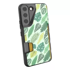 Funda Billetera Smartish, Para Samsung S22, Hojas Verdes