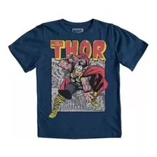 Playera Mascara De Latex Thor Retro Mlmv Niño