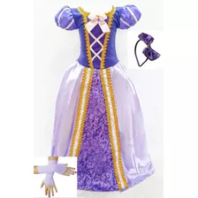 Fantasia Rapunzel Enrolados Sofia Vestido Infantil Promoção