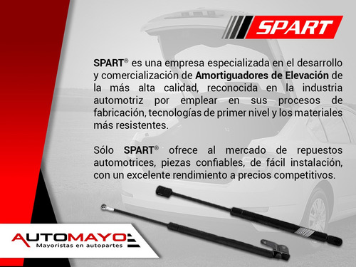 1-amortiguador 5a Puerta Izq O Der Spart Smart Fortwo 08-13 Foto 3