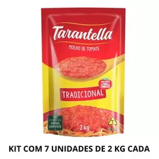 Molho De Tomate Tradicional Tarantella Kit 7 Un De 2 Kg Cada