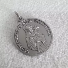 Medalha Sacra Antiga- São Francisco De Assis