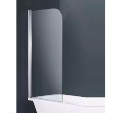 Rebatible Vidrio Templado Ducha Bañera Mampara Baño Puerta Armazón Cromo Panel Transparente