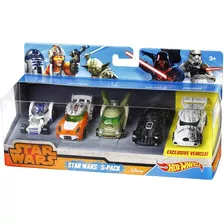 Hot Wheels - Star Wars 5 Pack Exclusivo Disney - Mattel