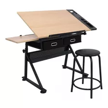 Mesa De Desenho Drawing Table Sinoart Board C/ Banqueta