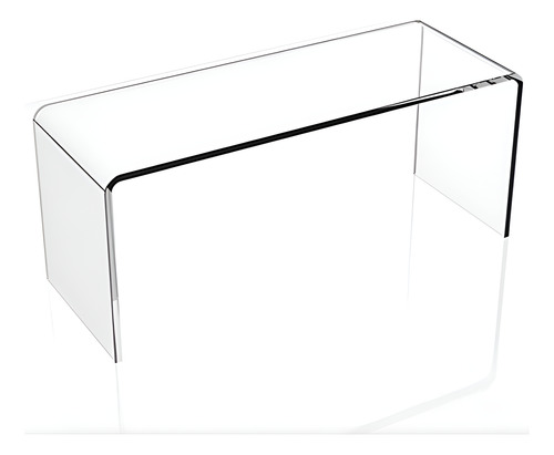 Prateleira Cubo Nicho Acrílico Vitrine 30x15x15cm Transparen Transparente