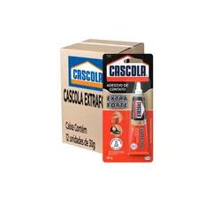 Adesivo De Contato Cascola Extra Sem Toluol 30g Kit C/12