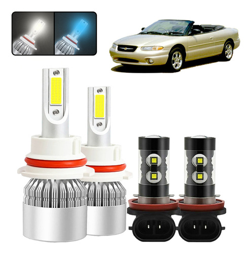 Kit De Focos Led 9007 9006 Para Chrysler Sebring 2006 Chrysler Sebring