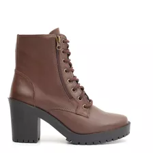 Bota Feminina Tendencia Tratorada Cano Curto Oferta Do Dia