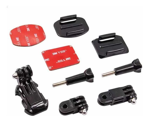 Suporte De Capacete Kit Para Gopro Sjcam Universal