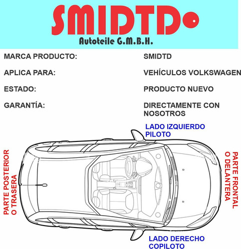 Amortiguadores Cajuela 47 Cm Pernos Bola Vw Combi 1.6l 70-86 Foto 2