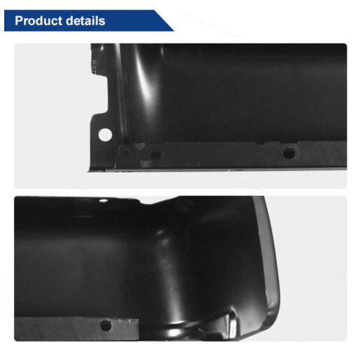 Fits 09-14 Ford F150 Black Rear Bumper End Caps W/o Sens Aad Foto 3