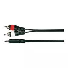 Cable Adaptador Soundking 1x3,5st+2xrca 2m Bb4132m