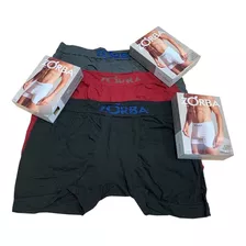 Boxer Zorba Algodón Sin Costura Talle Grande Pack X3