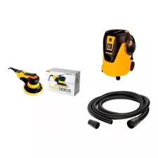 Aspirador De Pó Mirka 1025l 220v Compacto - Sem Mangueira Cor Amarelo E Preto Frequência 60 Hz