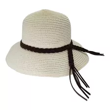 Sombrero Para Damas Con Trenza De Cueron 7435 Velvetweb