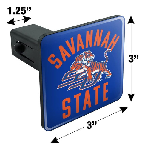 Savannah State University Tigers Logo Tow Trailer Hitch Cove Foto 5