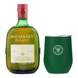 Whisky Buchanans 12 Deluxe 750ml + Vaso De Acero Inoxidable