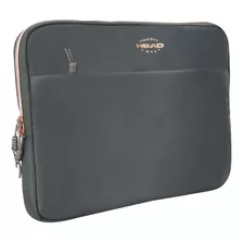 Funda Laptop Zip 14 Gris Rose Gold Head