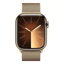 Apple watch Series9 Acero Oro 41mm Pulsera  oro