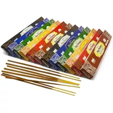 Kit Incenso Darshan Massala Nag Champa 12 Cxas 120 Varetas