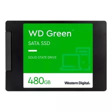 Disco Sólido Interno Western Digital Wd Green Wds480g3g0a 480gb Preto