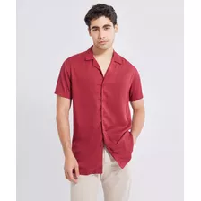 Camisa Hombre Seven M/c Rojo Viscosa 45011895-40048