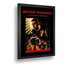 Quadro Emoldurad Poste Blade Runner Furia Corrida Vidro A3 