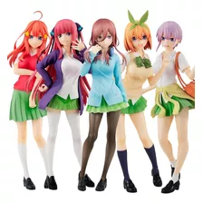 5 Figuras Quintillizas Anime Miku Na Colegialas Ichika Nino