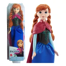 Disney Frozen Boneca Anna Articulada 30 Cm - Mattel Hmj43