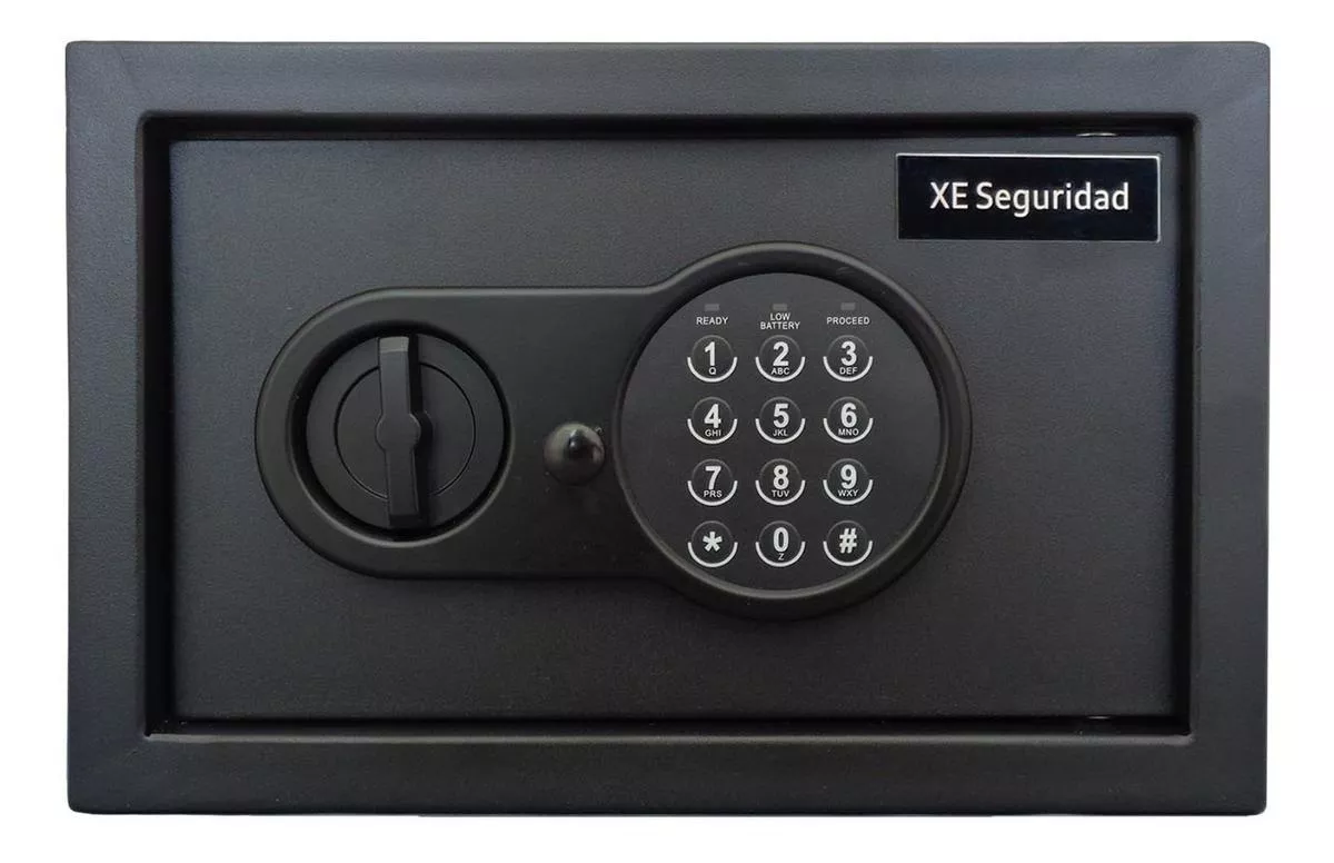 Caja Fuerte Xe Seguridad Cfd-20 Con Apertura Electrónica Color Negra