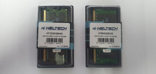 Memoria Heltech Laptop Ddr3 4gb $20 8g $40 Ddr4 4g $29 8 $49