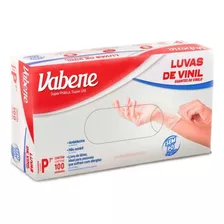 Luvas Descartáveis Vabene Cor Transparente Tamanho M De Vinil X 100 Unidades 