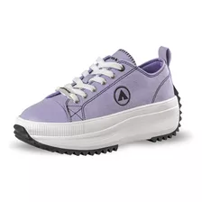 Tenis Casual Airwalk Para Mujer Urbano Textil Lila