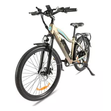Bicicleta Eléctrica Gyroor Eb041 Rodado 27.5 En Aluminio Color Dorado